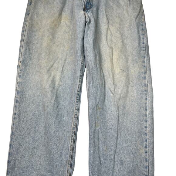 Levi’s Vintage 90s 540 Relaxed Fit Jeans USA FLAW Light Wash Mens 34x32 - Picture 3 of 9